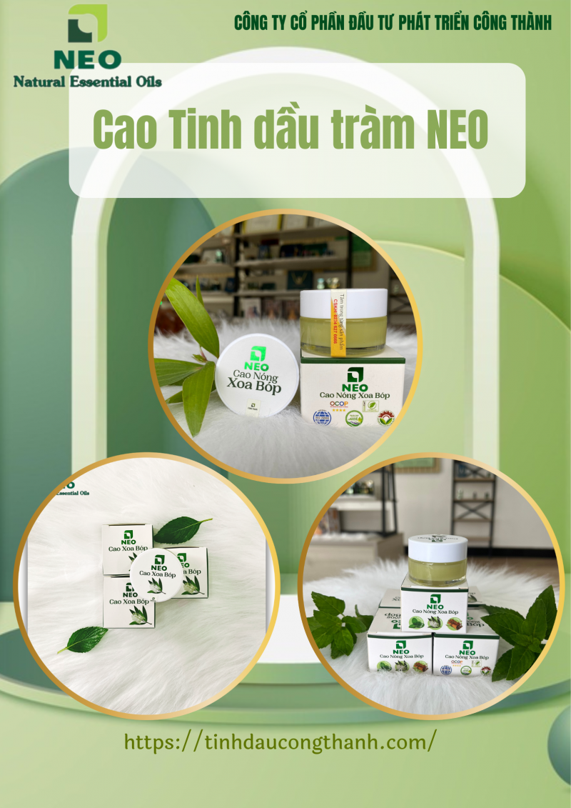 Cao nóng xoa bóp NEO - Giải pháp tuyệt vời cho các vấn đề về cơ thể
